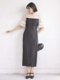 petirobe/プチローブ petirobe ボリュームスリーブドレス/508463055