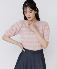 Maglie le cassetto/マーリエ ル カセット Maglie le cassetto 透かしボーダーニット/508464749