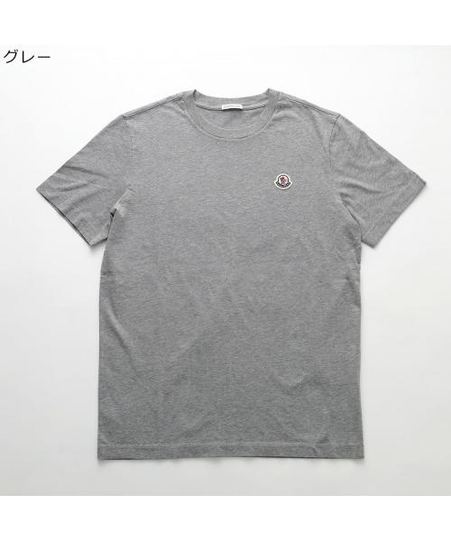MONCLER グレー Tシャツ 半袖 美品】MONCLER ワンポイントTシャツ 半袖 グレー L - メルカリ