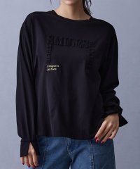 NICOLE white/ロゴロングTシャツ/508435323