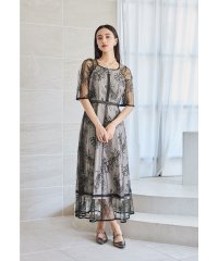 niana/ニアナ niana ドローイングフラワードレス パーティードレス オケージョンドレス 結婚式 二次会 同窓会 成人式 お呼ばれワンピース/508467922