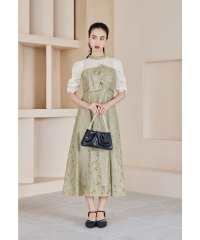 niana/ニアナ niana フラワーレースノットデザインドレス パーティードレス オケージョンドレス 結婚式 二次会 同窓会 成人式 お呼ばれワンピース/508467923