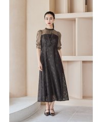 niana/ニアナ niana フラワーレースノットデザインドレス パーティードレス オケージョンドレス 結婚式 二次会 同窓会 成人式 お呼ばれワンピース/508467923