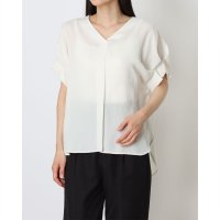 12Twelve Agenda/トゥエルブアジェンダ 12Twelve Agenda NANOTEXタックスリーブブラウス/508468960