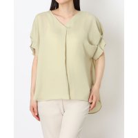 12Twelve Agenda/トゥエルブアジェンダ 12Twelve Agenda NANOTEXタックスリーブブラウス/508468960