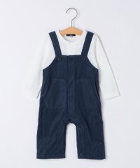 SHIPS KIDS/SHIPS KIDS:70～80cm / フェイク オーバーオール ロンパース/508469153