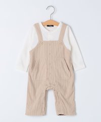 SHIPS KIDS/SHIPS KIDS:70～80cm / フェイク オーバーオール ロンパース/508469153