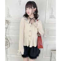 couture BY ROJITA/クチュールバイロジータ couture BY ROJITA ペプラムラメニットカーディガン/508469179
