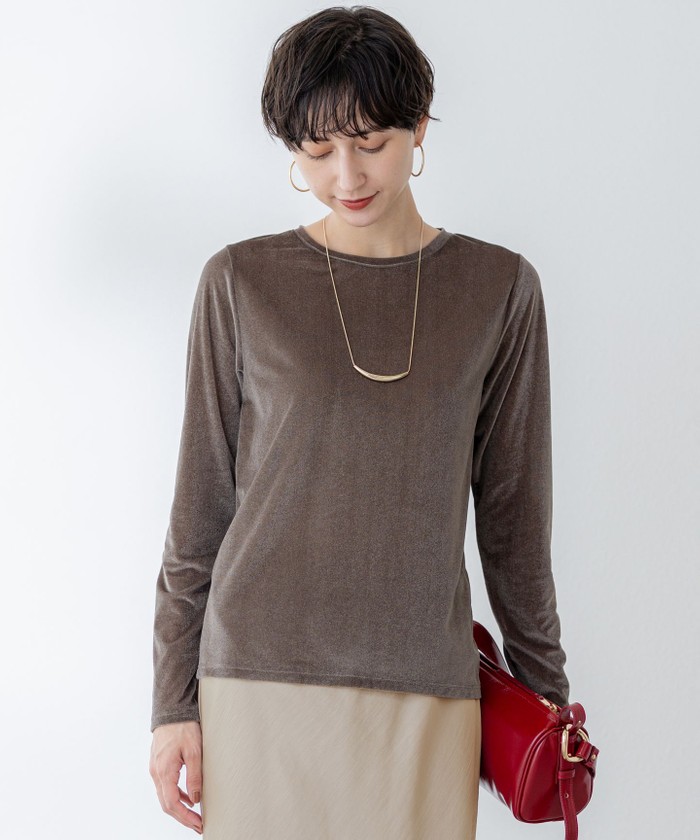 稀少 ロングモレ 天然素材 HAKUJI ハクジ Tencel cotton L/S PO テンセル コットン ロング