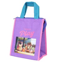 cinemacollection/シネマコレクション cinemacollection トイストーリー ランチトート ランチバッグスクエア M PURPLE ディズニー 大西賢製販 お弁当かばん/508469861