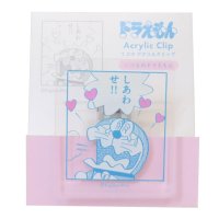 cinemacollection/シネマコレクション cinemacollection ドラえもん クリップ アクリルクリップ PINK 藤子F不二雄 Green Flash 事務用品 アニメキ/508470372