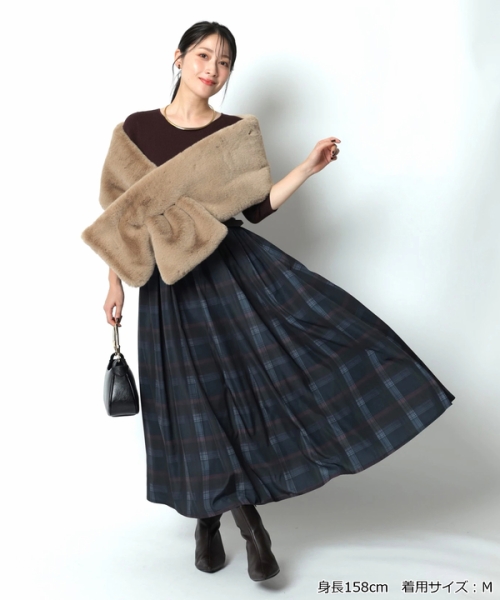 未使用品♡アプワイザーリッシェ♡フード付きロングブルゾン　　後ろリボンが可愛い 未使用品♡アプワイザーリッシェ♡フード付きロングブルゾン