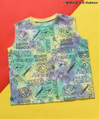 BREEZE/【地球の歩き方コラボ】あこがれ3都市ノースリ総柄Tシャツ/508020722
