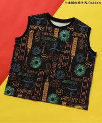 BREEZE/【地球の歩き方コラボ】あこがれ3都市ノースリ総柄Tシャツ/508020722