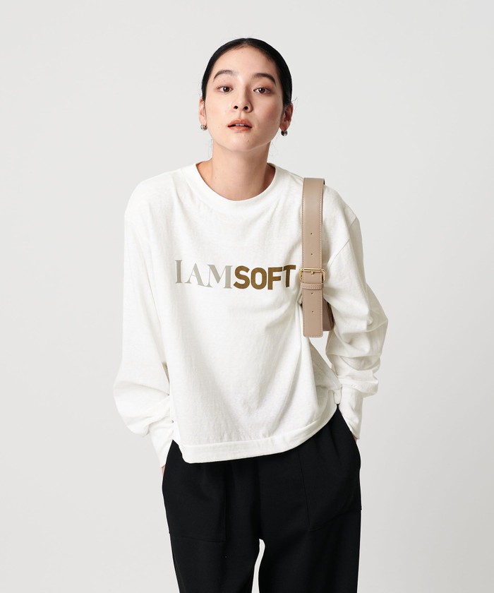 ユナイテッドアローズBEAUTY&YOUTH シャツ 別注】＜Americana＞ロゴロングスリーブTシャツ(508448648