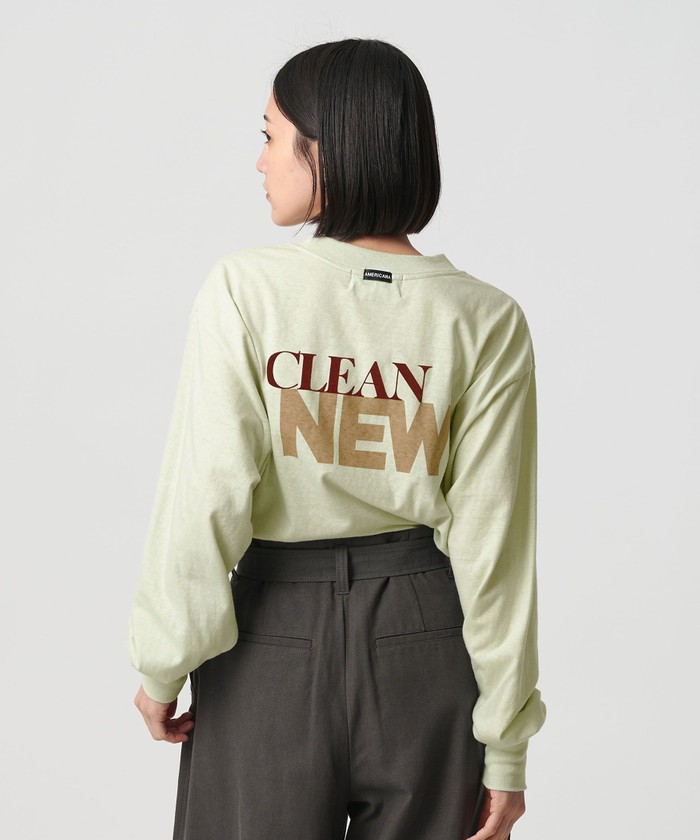 ユナイテッドアローズBEAUTY&YOUTH シャツ 別注】＜Americana＞ロゴロングスリーブTシャツ(508448648