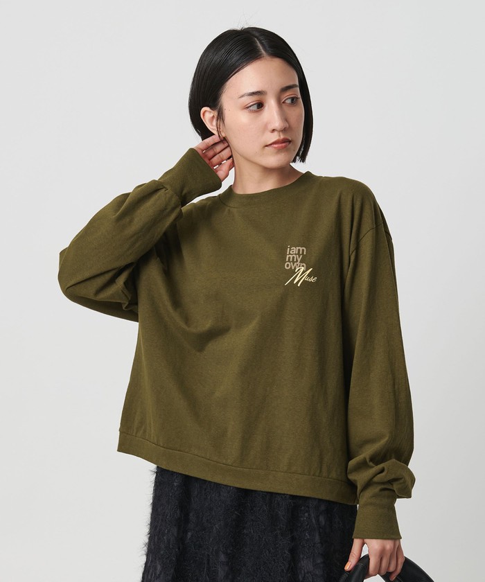 ユナイテッドアローズBEAUTY&YOUTH シャツ 別注】＜Americana＞ロゴロングスリーブTシャツ(508448648