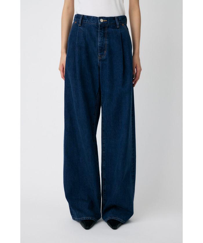 TUCK WIDE ストレートデニム(508471051) | マウジー(moussy) - d