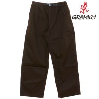 GRAMICCI/グラミチ GRAMICCI T/C TWILL WIDE PANT DARK－BROWN [GMP5－FJP004]/508471929