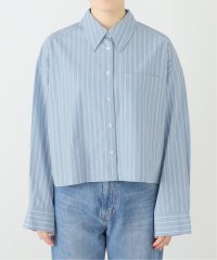 SLOBE IENA/ストライプクロップドシャツ/508472133