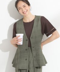 SHOO・LA・RUE　DRESKIP/シューラルー／ドレスキップ SHOO・LA・RUE/DRESKIP 【S－LL/セットアップ可/洗濯後しわになりにくい】ペプラムジレ/508472223
