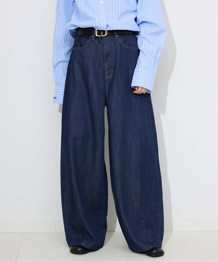 SLOBE IENA スローブイエナ 24SS サイドライン デニム ストレート スローブ イエナ LE DENIM サイドラインストレート SLOBE IENA