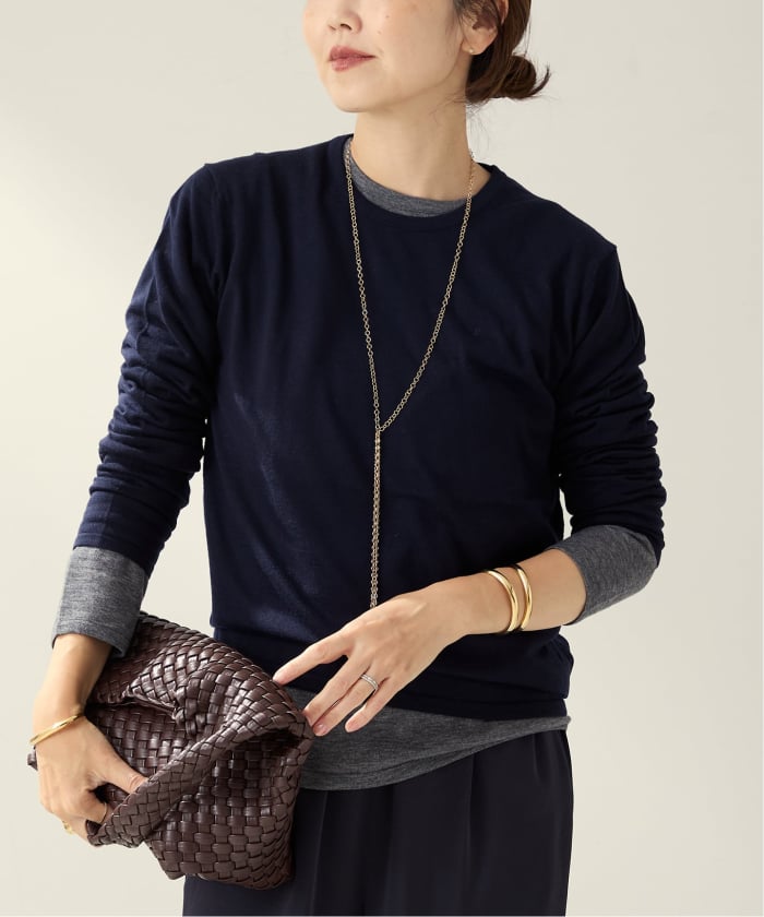 美品 Plage プラージュ Furボリュームソデプルオーバー ニット 予約》CU WO Fine Knit New プルオーバー(508472380