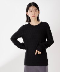 THE SHOP TK(Women)/ザ ショップ ティーケー (ウィメン) THE SHOP TK(Women) ウェーブシアー袖クシュプルオーバー/508472565
