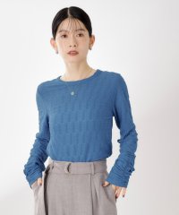 THE SHOP TK(Women)/ザ ショップ ティーケー (ウィメン) THE SHOP TK(Women) ウェーブシアー袖クシュプルオーバー/508472565