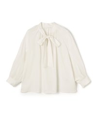 Ballsey/シアートロピカル ボウタイブラウス/508472596