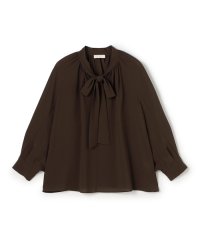 Ballsey/シアートロピカル ボウタイブラウス/508472596
