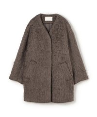 Ballsey/フラッフィーシャギー Vカラーミドルコート/508472606