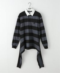 PULP/【Geek Office / ギークオフィス】OPEN YY Knitted STRIPE TRIM RUGBY SHIRT/508472634