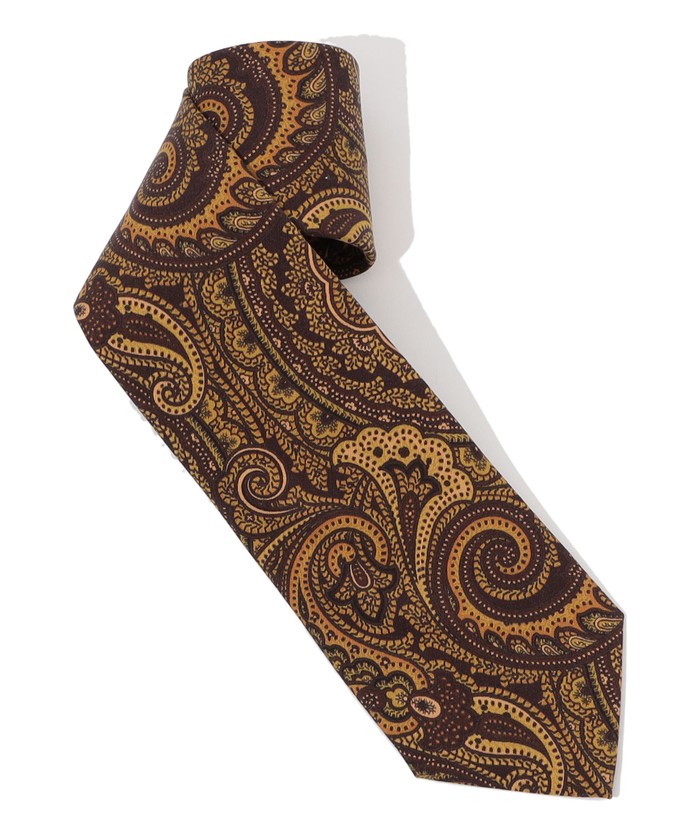 美品 Seaward & Stearn × TOMORROWLAND ネクタイ Seaward ＆ Stearn シルクプリント ドット柄ネクタイ(508472678