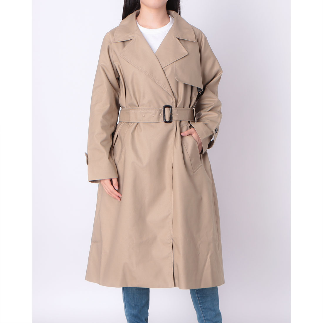G4554*DoCLASSE ドゥクラッセ☆Aライン☆コート☆ベージュ☆11 G4554*DoCLASSE ドゥクラッセ☆Aライン☆コート☆ベージュ☆11