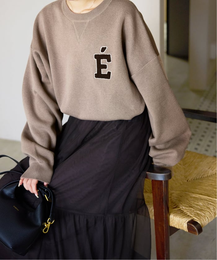 未使用サガラ刺繍スウェットライクニット SLOBE IENA スローブ SLOBE IENA｜《WEB限定カラー有り/追加予約》サガラ刺繍