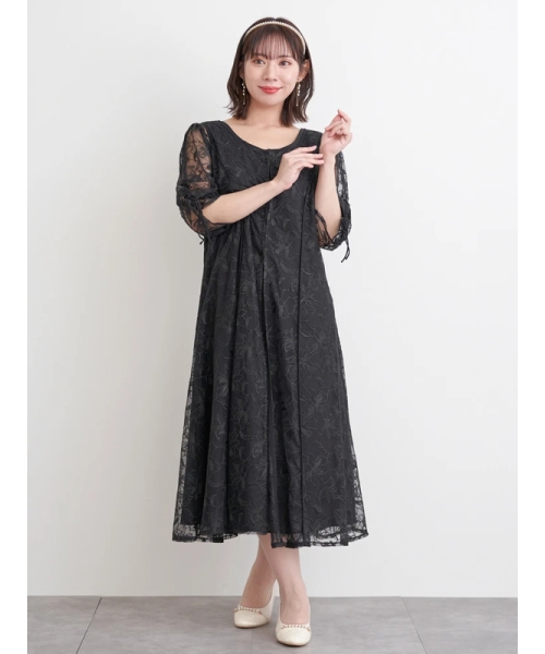 【raglandさま専用】APPLAUDIR フォーマル ワンピース　総刺繍 raglandさま専用】APPLAUDIR フォーマル ワンピース 総刺繍