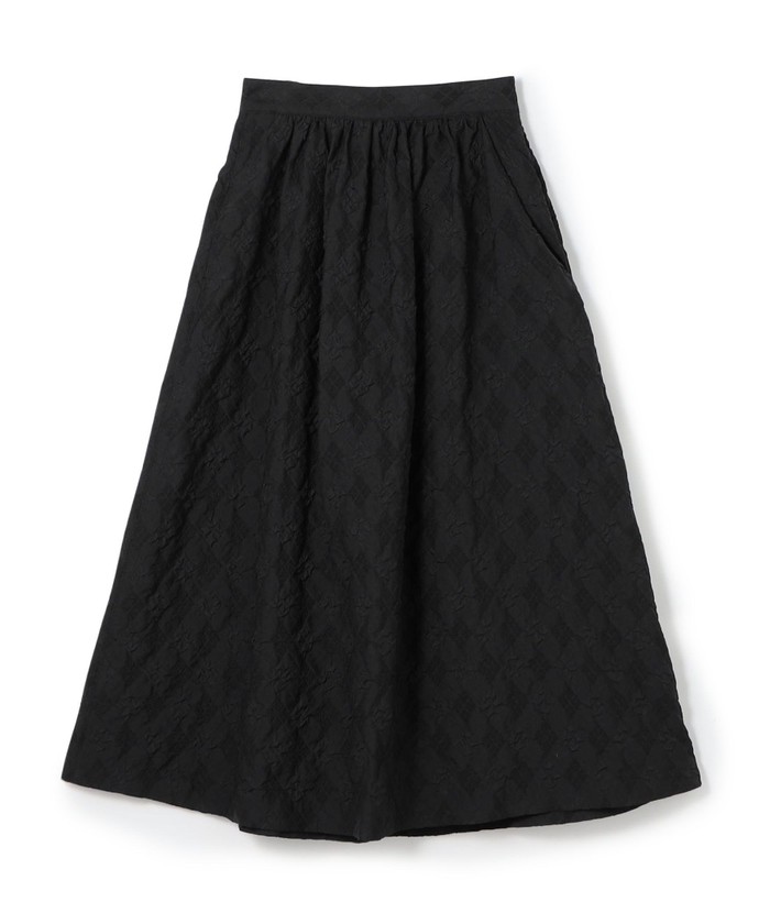 【新品タグ付】DESPRES フレアロングスカート ブラック ¥37,400 新品タグ付】DESPRES フレアロングスカート ブラック ¥37,400