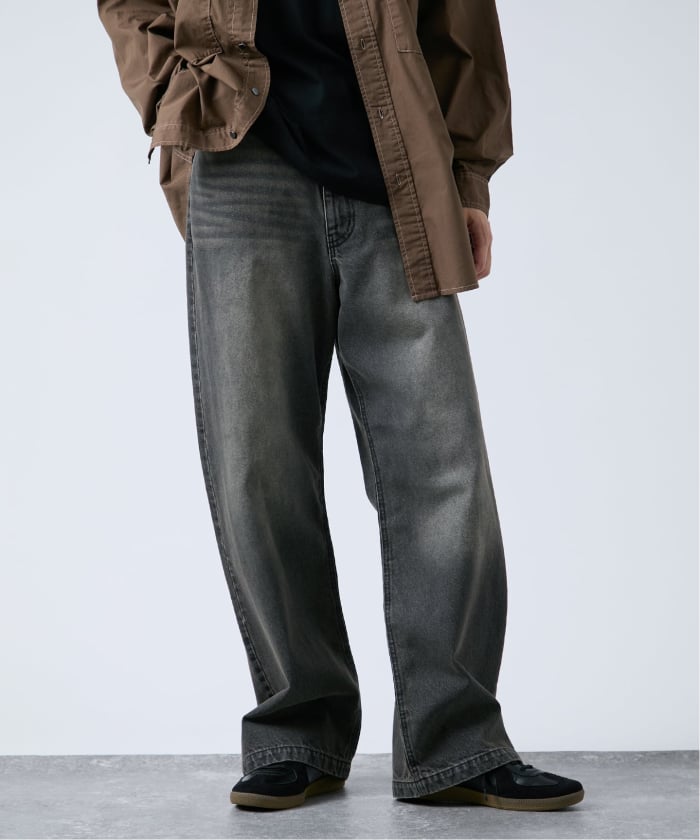 BC STOCK デニム B.A.C.D] NEW 13oz ワイドストレートデニムパンツ(508477625