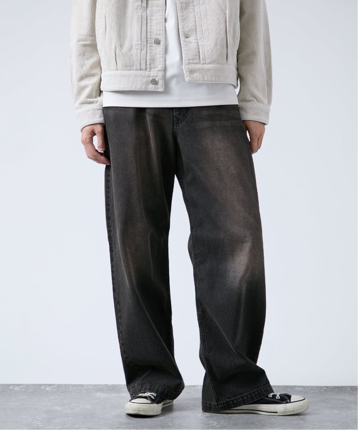 BC STOCK デニム B.C STOCK ジーンズ CONVEX 5ポケット ワイドデニムパンツ