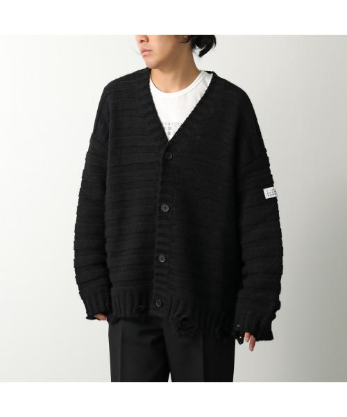 極美品 MM6 メゾンマルジェラ メッシュ切り替え 異素材カーディガン XS 美品】 MM6 Maison Margiela / エムエムシックスメゾン
