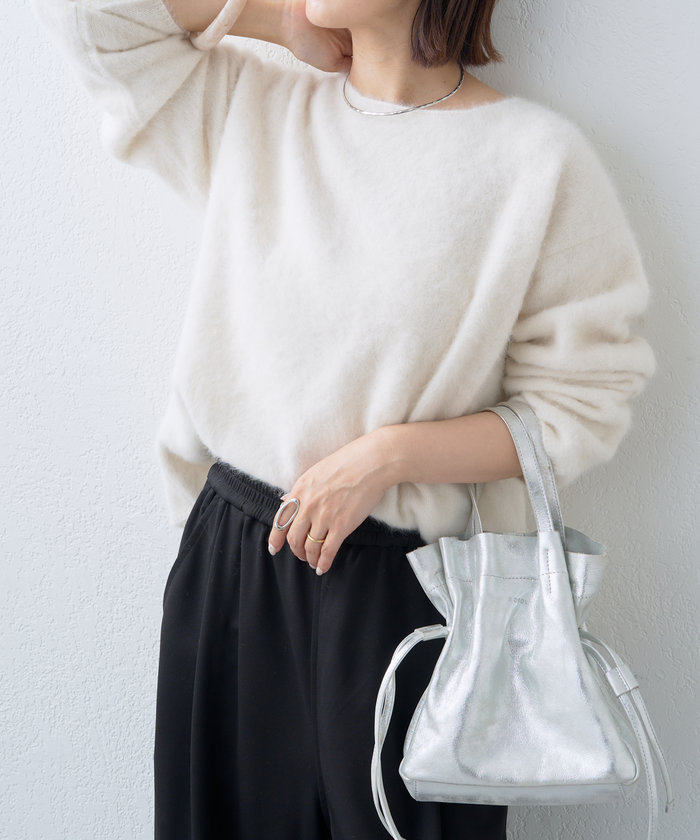 omekashi ファーカシミヤワイドニットプルオーバー Omekashi（オメカシ）の「ファーカシミヤワイドニットプル