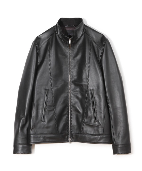 DRESSTERIOR XL ブラック シングルライダースジャケット DRESSTERIOR XL ブラック シングルライダースジャケット
