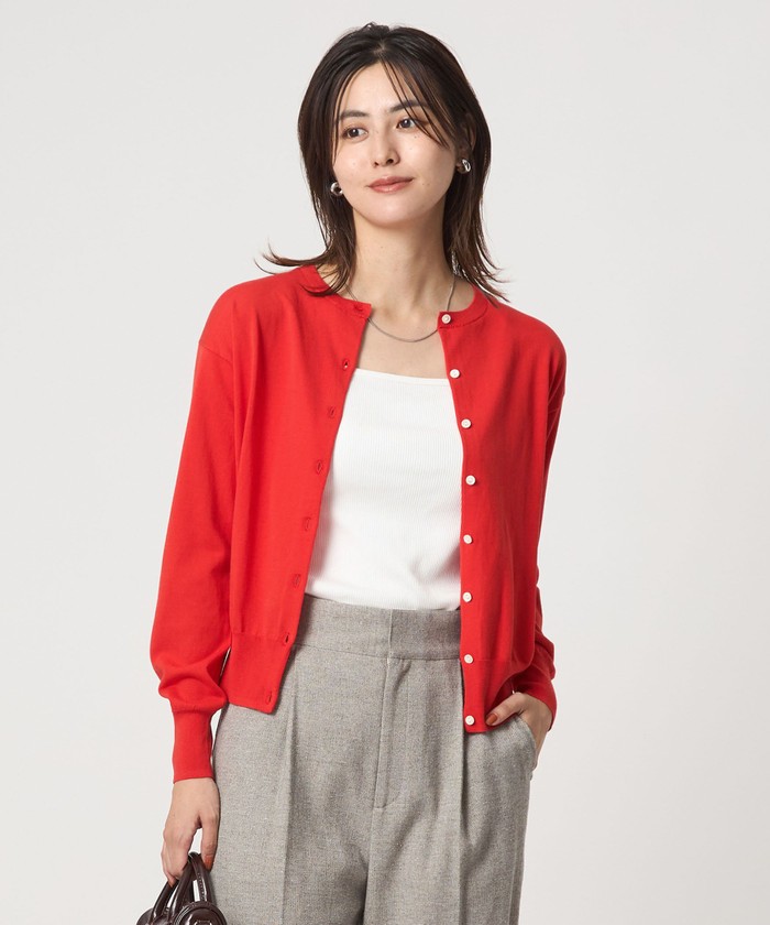 ラルフローレン・ブラックレーベル　シルバー色・カーディガン&タンクトップ Ralph Lauren(ラルフローレン) Black Label(ブラックレーベル)の