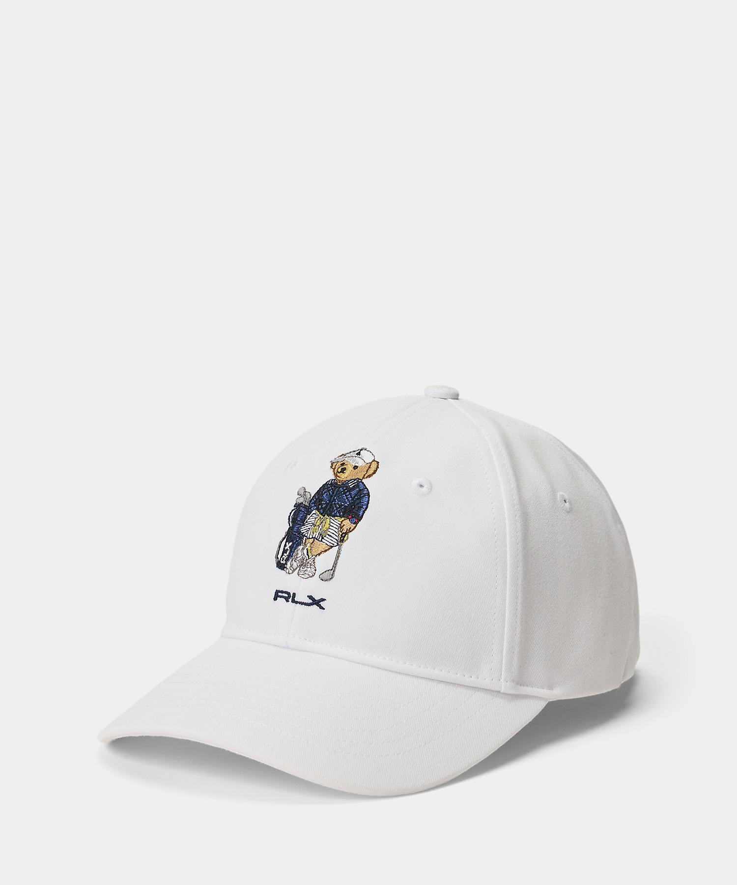 【ラルフローレン】RLX アールエルエックス ゴルフ キャップ ポロベア 白×紺 RLX）Polo ベア スポーツ キャップ | POLO GOLF｜RLX