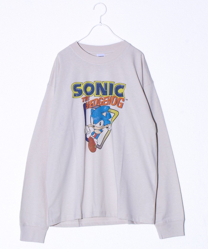 SONIC/ソニック】UNISEX ヴィンテージ風 ロンT(508471668