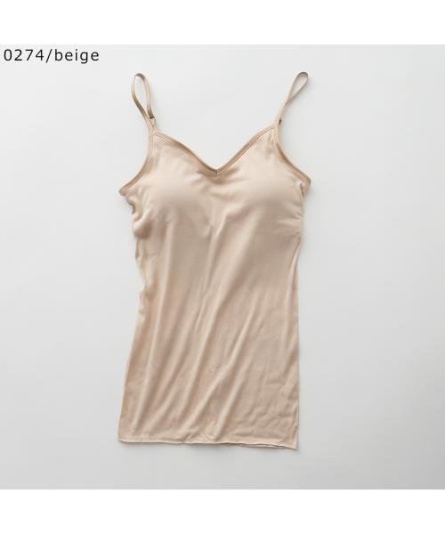 HANRO ホワイト カップ付キャミソール 70C HANRO キャミソール 07 1605 UIH501 カップ付き(508485461