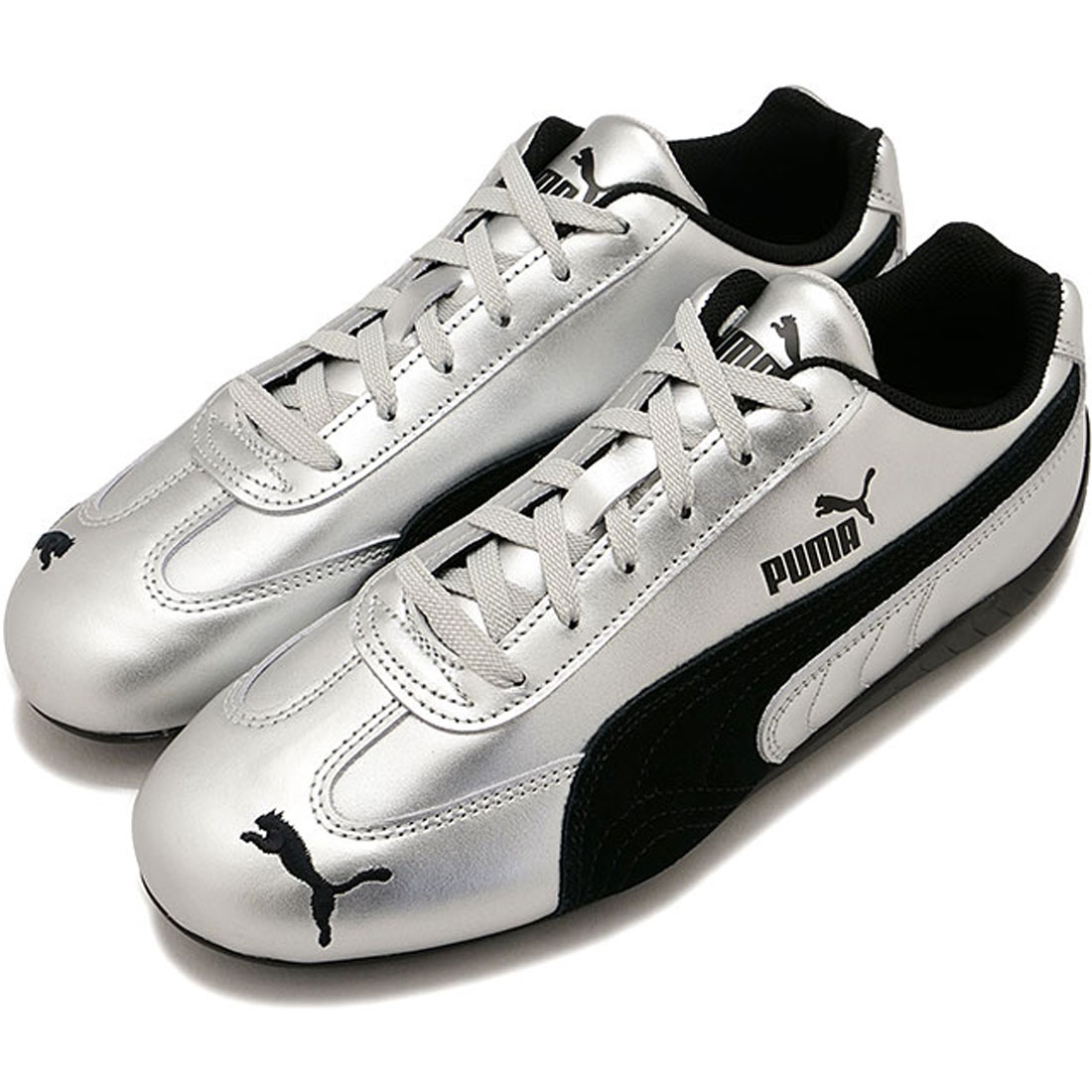 みぃみ プーマ PUMA SPEEDCAT OG METALLIC PUMA－SILVER [403689－01