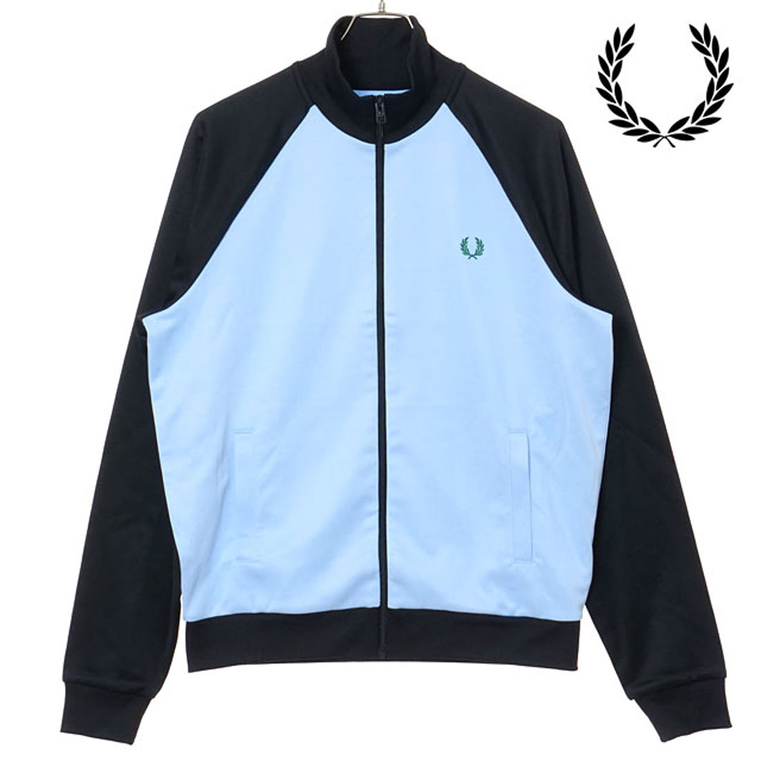 フレッドペリー　【Fred Perry】ネイビージャケット 80s M】フレッドペリー刺繍トラックジャケットFred古着ジャージ