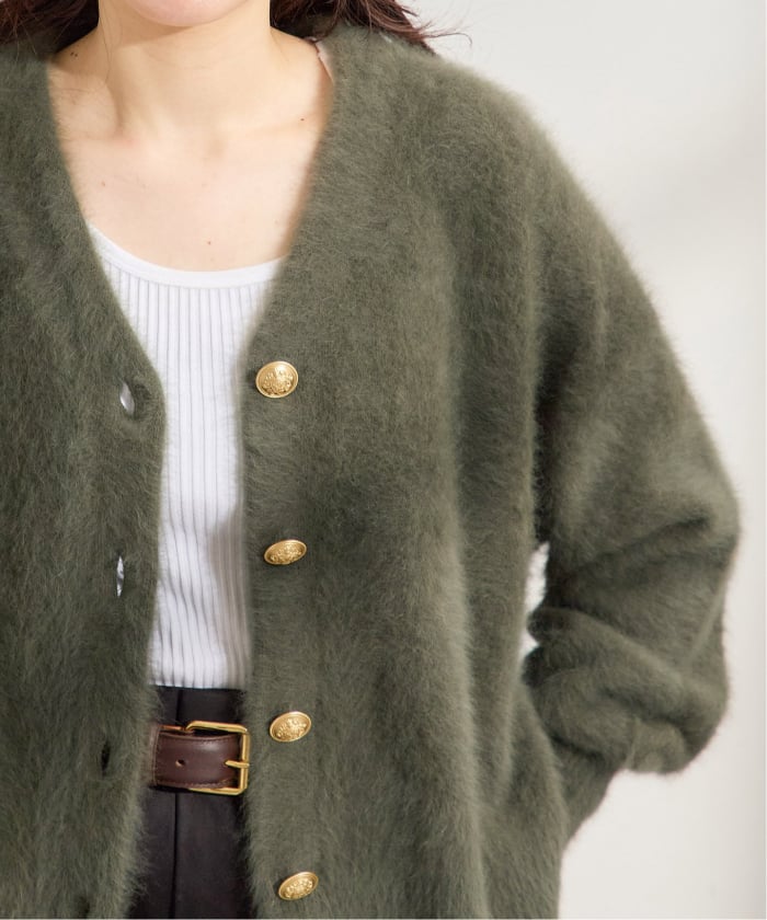追加予約》FOX CASHMERE Vネックカーディガン(508487885